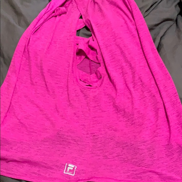 Pink Fila Workout tank - Picture 2 of 2